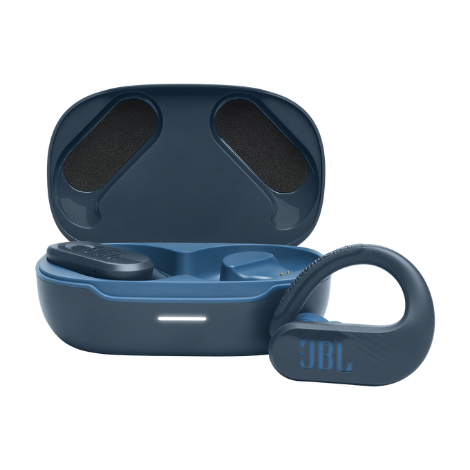JBL Endurance Peak 3 - Blue - Dust and water proof True Wireless active earbuds - Hero image number null